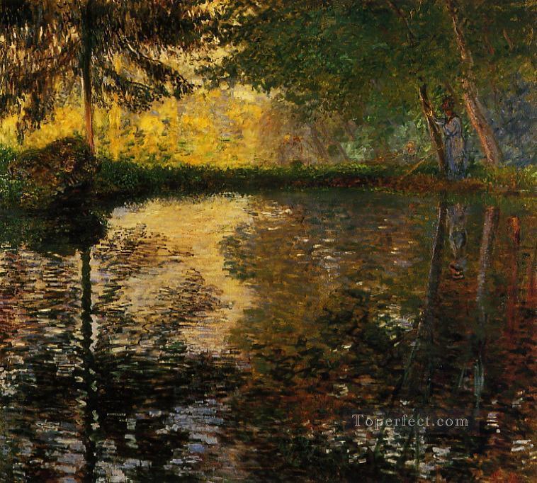 The Pond at Montgeron II Claude Monet Oil Paintings